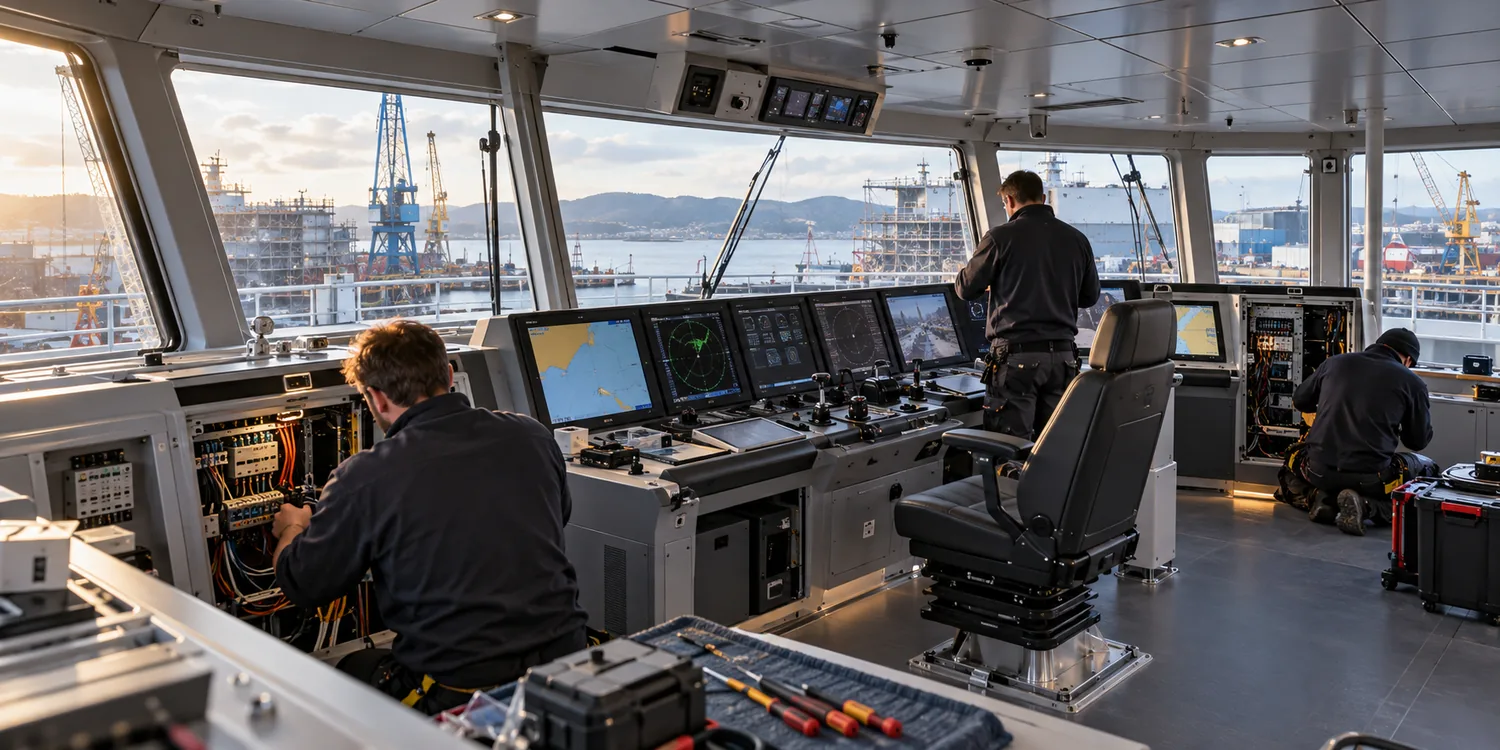 Brücke und technische Systeme